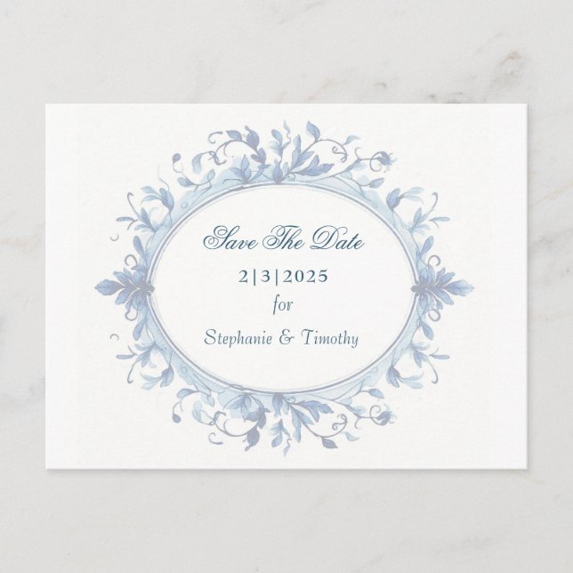 Invitation Carte Postale Victorian Custom Faded Photo (Devant)