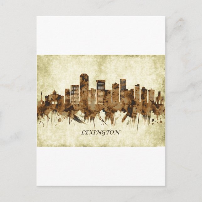 Invitation Carte Postale Ville de Lexington Kentucky (Devant)