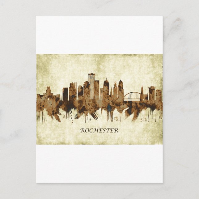 Invitation Carte Postale Ville de Rochester New York (Devant)