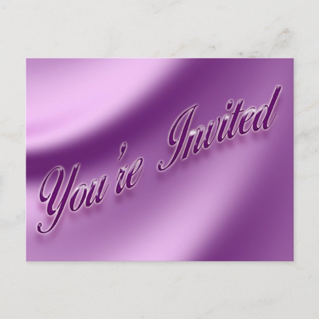 Invitation Carte Postale Vous êtes invité (Devant)