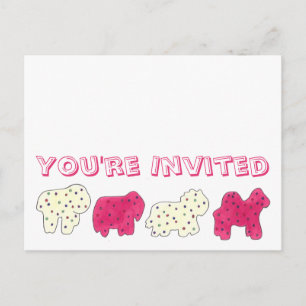 Invitation Carte Postale Vous êtes Invités à la Fête d'Anniversaire des Cra