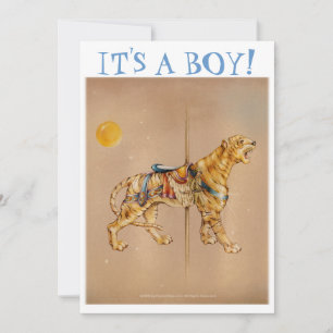 Invitation - Cartes Faire-part - Carousel Tiger