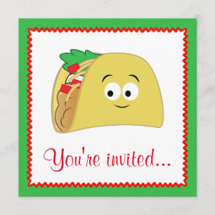 Invitation Carton de Taco