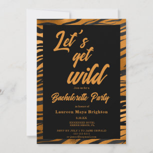 Invitation Carton d'invitation à la fête de Bachelorette Fous
