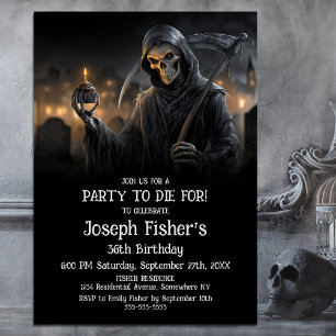 Invitation Carton d'invitation à une fête d'anniversaire avec