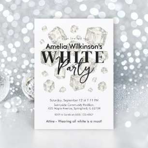 Invitation Carton d'invitation à une fête d'anniversaire avec