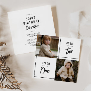 Invitation Carton d'invitation à une fête d'anniversaire avec