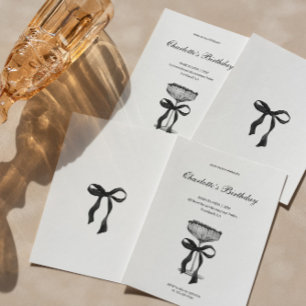 Invitation Carton d'invitation à une fête d'anniversaire Coup