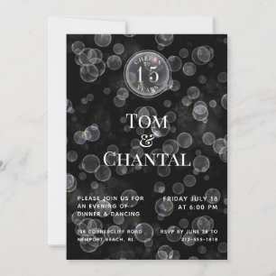 Invitation Carton d'invitation à une fête d'anniversaire de m