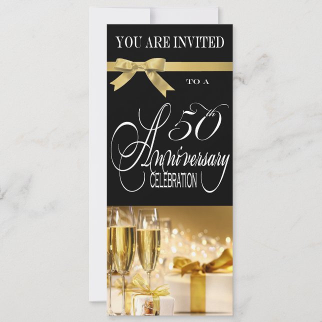 Invitation Carton d'invitation à une soirée d'anniversaire de (Devant)