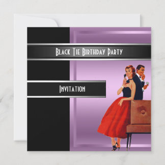 Invitation Carton d'invitation à une soirée d'anniversaire en