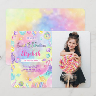 Invitation Carton d'invitation anniversaire photo personnalis