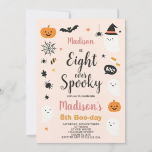 Invitation Carton d'invitation d'anniversaire Halloween pour 