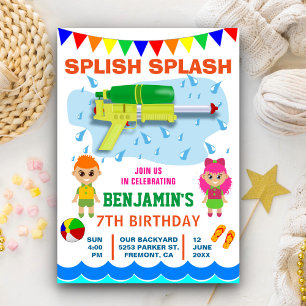 Invitation Carton d'invitation d'anniversaire pour enfants av