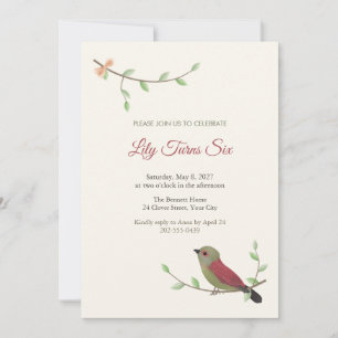 Invitation Carton d'invitation d'anniversaire pour enfants Cr