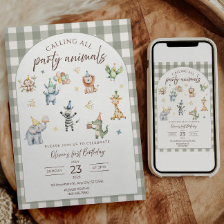 Invitation Carton d'invitation d'anniversaire pour tous les f