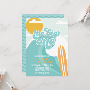 Invitation Carton d'invitation d'anniversaire The Big One Wav