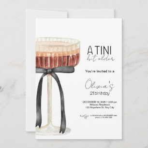 Invitation Carton d'invitation d'anniversaire Un peu plus âgé