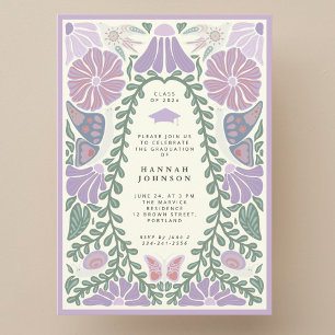 Invitation Carton d'invitation de cérémonie de remise de dipl