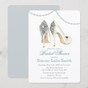 Invitation Carton d'invitation de douche de mariage de coutur