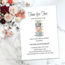 Carton d'invitation de Fête de Mariage Floral pour