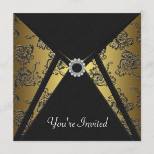 Invitation Carton d'invitation de fête de toute occasion en D
