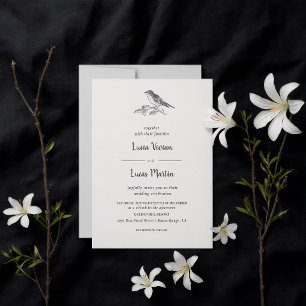 Invitation Carton d'invitation de mariage Classique Vintage O