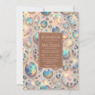 Invitation Carton d'invitation de mariage exotique chic
