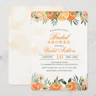 Invitation Carton d'invitation de mariage floral aquarelle or