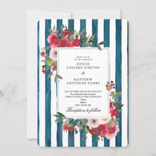 Invitation Carton d'invitation de mariage Midnight Teal