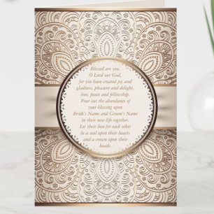 Invitation Carton d'invitation de mariage plié Champagne élég