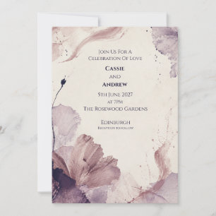 Invitation Carton d'invitation de mariage pour un jardin de s