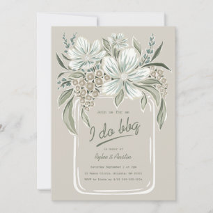 Invitation Carton d'invitation de mariage rustique pour coupl