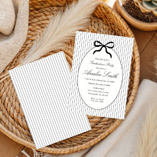 Invitation Carton d'invitation de remise de diplômes chic à r