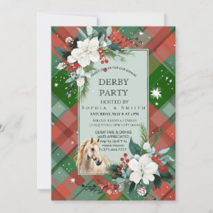 Invitation Carton d'invitation élégant pour la fête du Derby