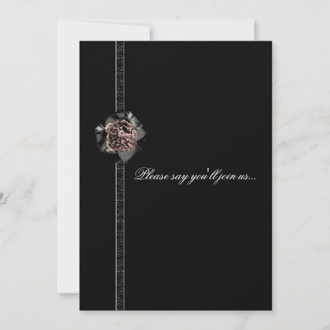 Invitation Carton d'invitation gothique pour anniversaire au  (Devant)
