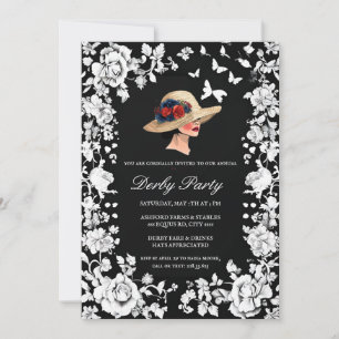 Invitation Carton d'invitation lunatique de la haute couture 