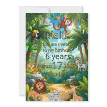 Carton d'invitation personnalisable pour une fête 