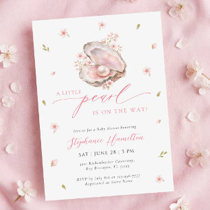 Invitation Carton d'invitation pour Baby Shower A Little Pear