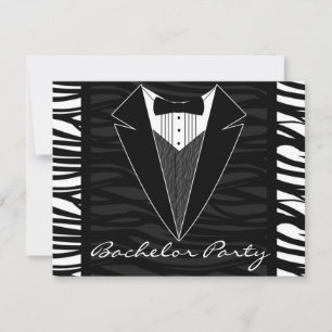 Invitation Carton d'invitation pour enterrement de vie de gar