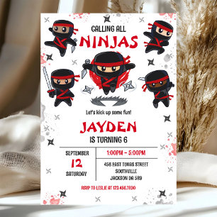 Invitation Carton d'invitation pour l'anniversaire d'un garço