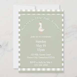 Invitation Carton d'invitation pour le 1er anniversaire de Si
