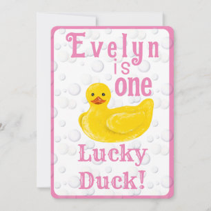 Invitation Carton d'invitation pour le premier anniversaire d