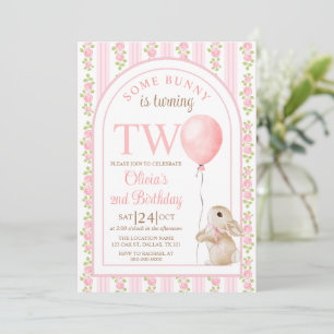 Invitation Carton d'invitation pour un 2ème anniversaire de S