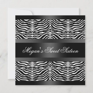 Invitation Carton d'invitation pour un anniversaire Sweet 16