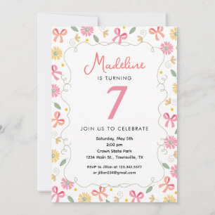 Invitation Carton d'invitation pour une douce fête d'annivers