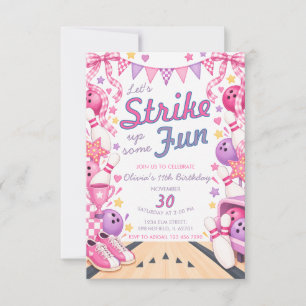 Invitation Carton d'invitation pour une fête d'anniversaire d