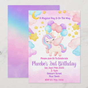 Invitation Carton d'invitation pour une fête d'anniversaire l