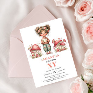 Invitation Carton d'invitation Rose Pâle pour 3ème Anniversai