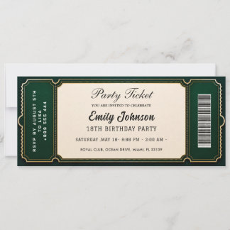 Invitation Cartons d'invitation à une soirée 2026